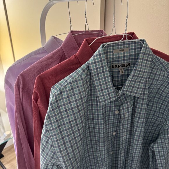 Men's Express Long Sleeve Shirts - Bundle of 9 - Picture 8 of 12